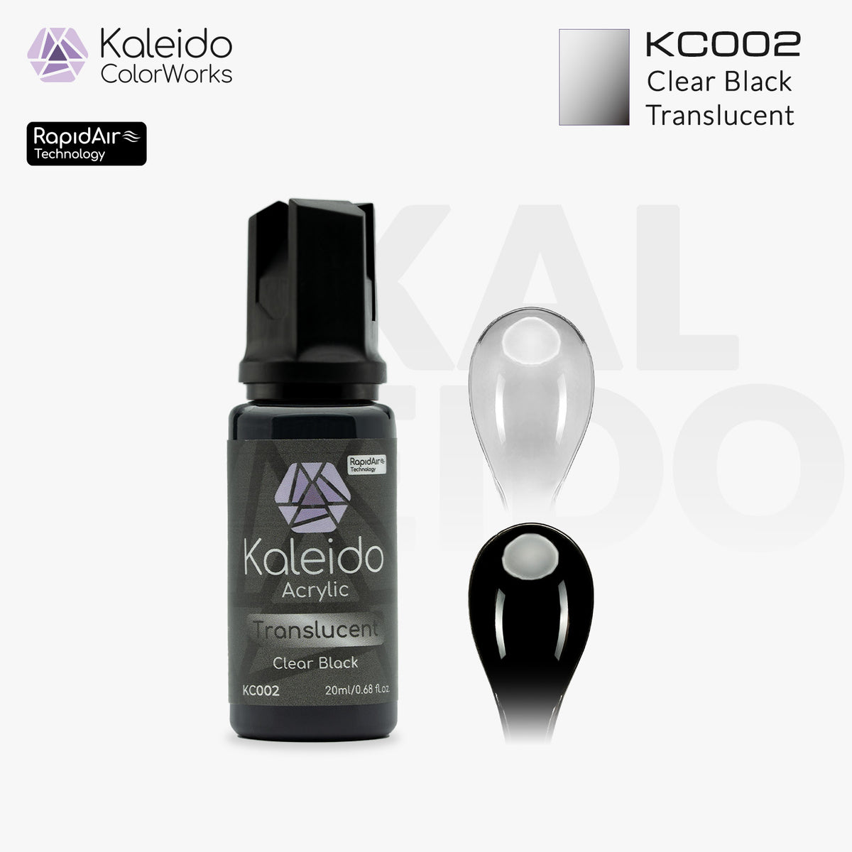 Kaleido ColorWorks สีอะคริลิกสูตรน้ำ Translucent Colors 20ml (12 สี) Kaleido ColorWorks