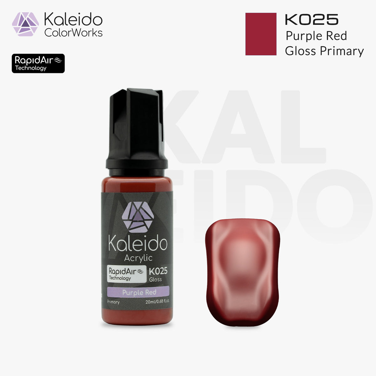 Kaleido ColorWorks สีอะคริลิกสูตรน้ำ Primary Colors Set B 20ml (24 สี) Kaleido ColorWorks