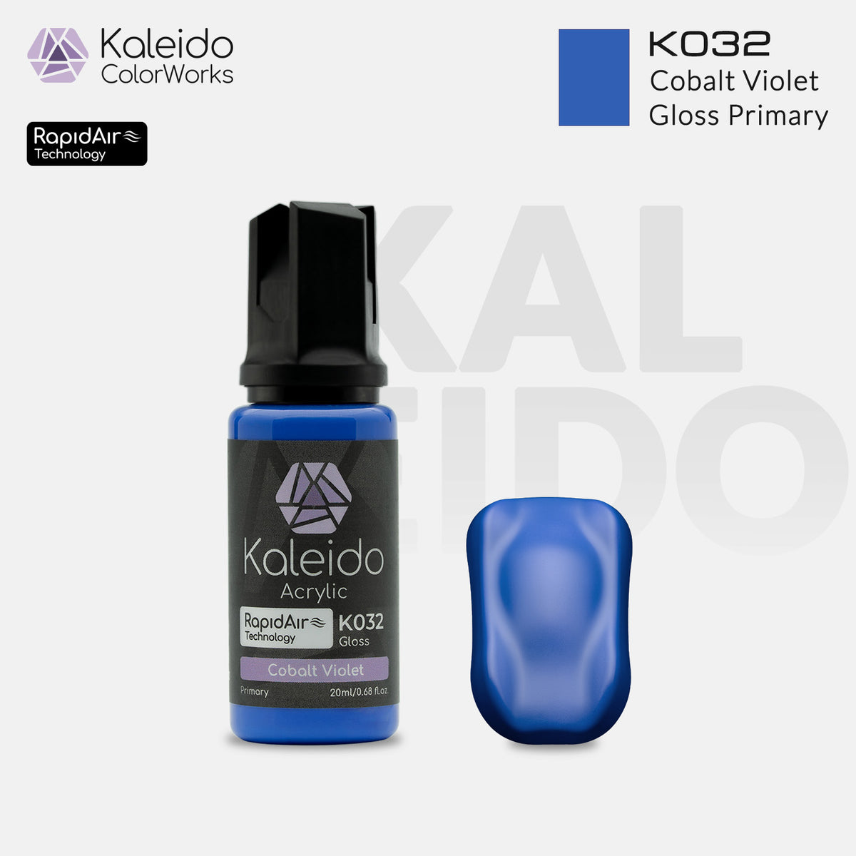 Kaleido ColorWorks สีอะคริลิกสูตรน้ำ Primary Colors Set B 20ml (24 สี) Kaleido ColorWorks