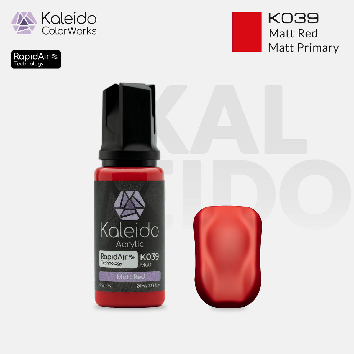 Kaleido ColorWorks สีอะคริลิกสูตรน้ำ Primary Colors Set B 20ml (24 สี) Kaleido ColorWorks