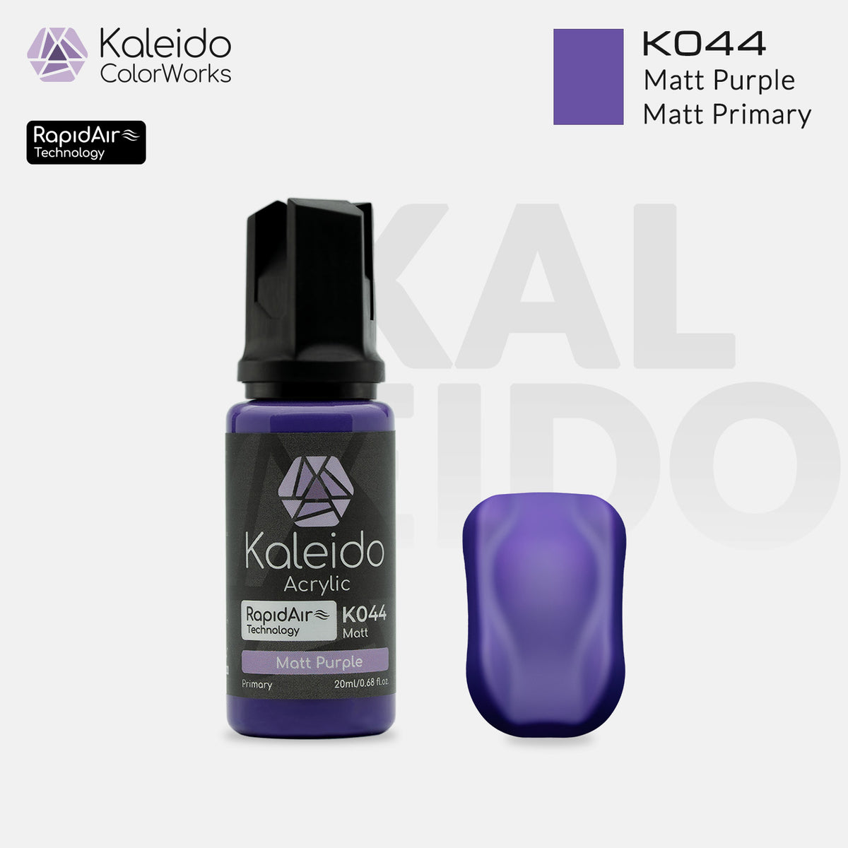 Kaleido ColorWorks สีอะคริลิกสูตรน้ำ Primary Colors Set B 20ml (24 สี) Kaleido ColorWorks