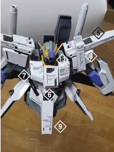 Delpi Water Decal (ดิแคลน้ำ) MG FAZZ Ver.Ka Gundam Delpi Decal
