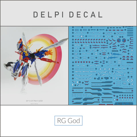 Delpi Water Decal (ดิแคลน้ำ) RG God Gundam Delpi Decal