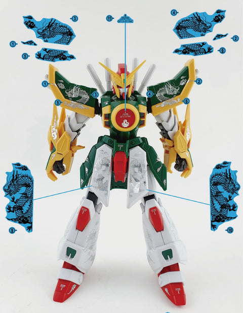 Delpi Decal (ดีคอลน้ำ) HG DRAGON Delpi Decal