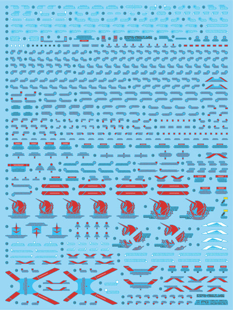 Delpi Water Decal (ดิแคลน้ำ) PG Unicorn Perfectibility Gundam Delpi Decal