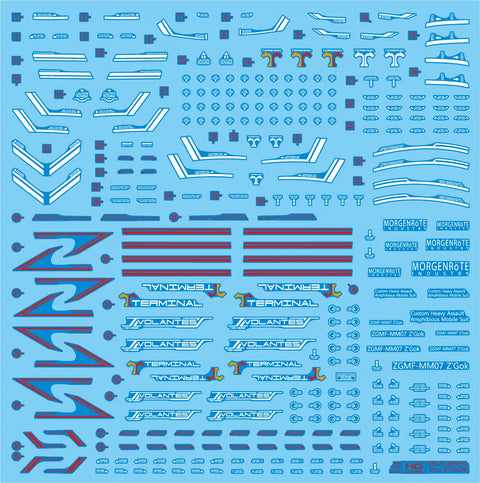 Delpi Decal (ดีคอลน้ำ) HG Seed Z’Gok Delpi Decal