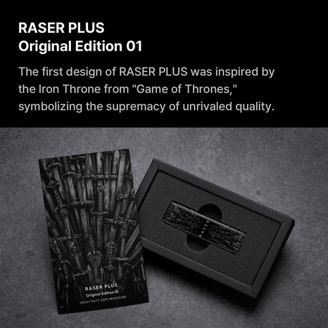 RASER PLUS By GUNPRIMER ตะไบแก้วสำหรับลบรอยตัดเกทที่มีขนาดใหญ่ Gunprimer