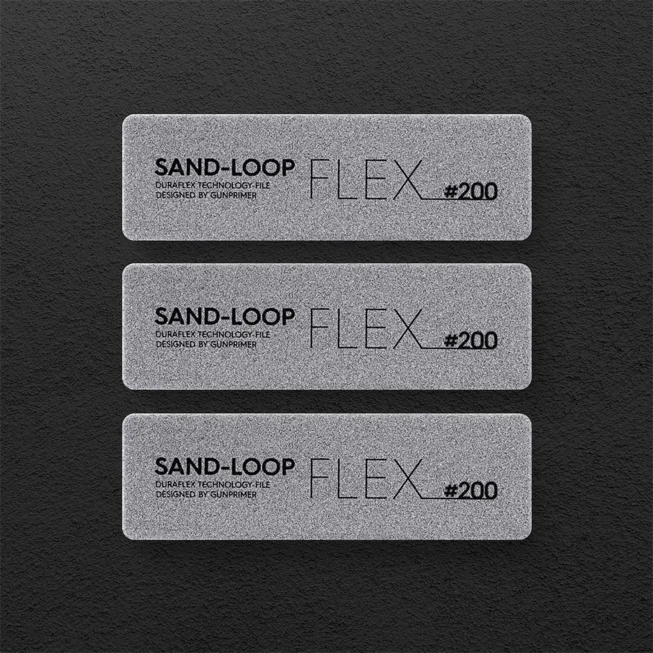 SAND-LOOP FLEX (3 ชิ้น) By GUNPRIMER กระดาษทรายสำหรับวัสดุโค้งงอ Gunprimer