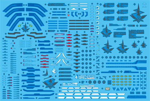 Delpi Water Decal (ดิแคลน้ำ) PG Astray Blue Frame Gundam Delpi Decal
