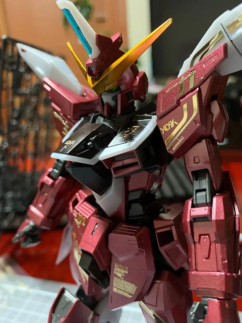 Delpi Metal Sticker (สติกเกอร์โลหะ) MG Justice Gundam (Gold) Delpi Decal