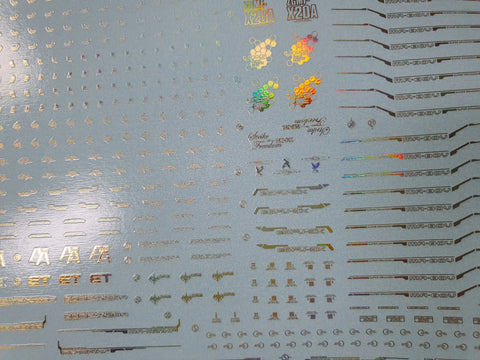 Delpi Water Decal (ดิแคลน้ำ) MGEX Strike Freedom Gundam Delpi Decal