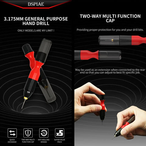 General Purpose Hand Drill By DSPIAE สว่านมือพลาสติก Dspiae