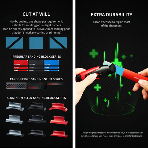 Reusable Self-Adhesive Sandpaper By DSPIAE กระดาษทราย Dspiae