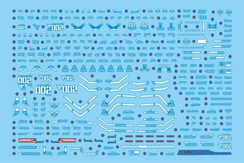 Delpi Water Decal (ดิแคลน้ำ) MG Sinanju Stein Narrative Ver.KA Delpi Decal