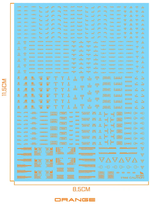 Delpi Water Decal (ดิแคลน้ำ) 1/144 Mechanical Caution Delpi Decal