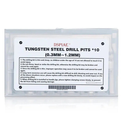 Tungsten Steel Drill Bit By DSPIAE ดอกสว่านเบอร์ 0.3mm-1.2mm Dspiae