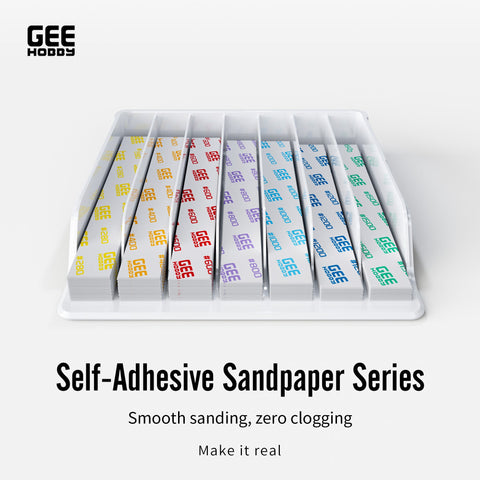 GEEHOBBY ชุดกระดาษทรายมีกาวในตัว พร้อมกล่องเก็บ Self-Adhesive Sandpaper Set GEEHOBBY