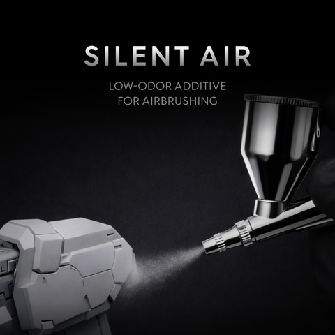 (New) GUNPRIMER SILENT AIR น้ำยาผสมสีแอร์บรัช สูตรลดกลิ่น Low-Odor Air Brush Additive
