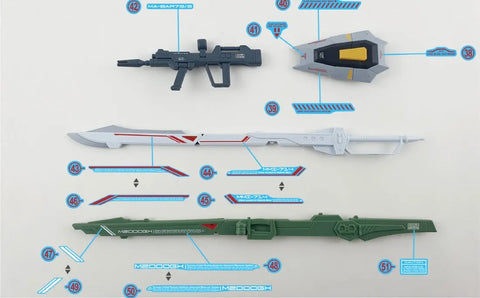 Delpi Water Decal (ดิแคลน้ำ) HG Destiny Spec II Gundam Delpi Decal
