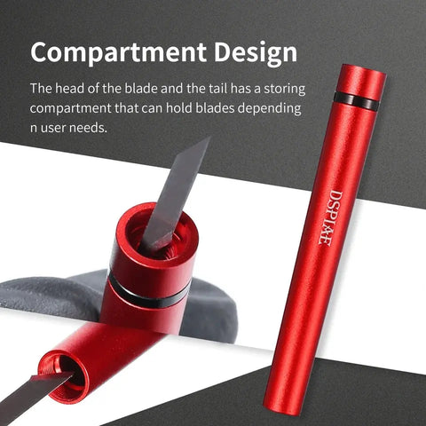 Aluminum Alloy Craft Knife By DSPIAE มีดอาร์ทไนฟ์ ด้ามอลูมิเนียม พร้อมใบมีด รุ่น DK-1 Dspiae
