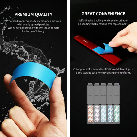 Reusable Self-Adhesive Sandpaper By DSPIAE กระดาษทราย Dspiae
