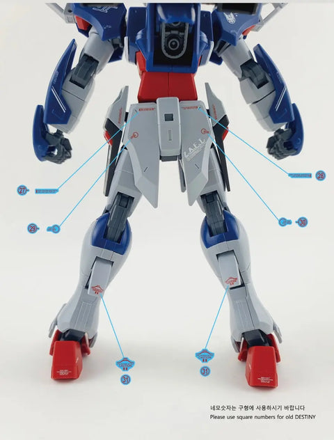 Delpi Water Decal (ดิแคลน้ำ) HG Destiny Spec II Gundam Delpi Decal
