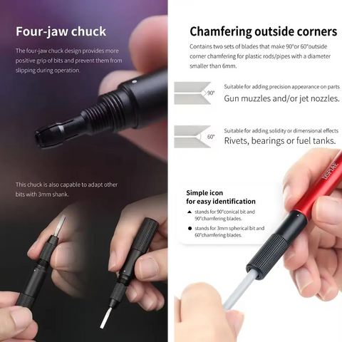 (New) "I-deal" Chamfering Tool By DSPIAE ปากกาลบคมมุมอเนกประสงค์ (ชุดเริ่มต้น) Dspiae