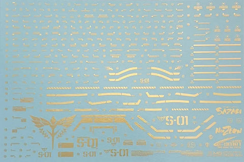 Delpi Water Decal (ดิแคลน้ำ) MG Sazabi Ver.Ka Delpi Decal