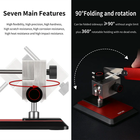 Precisionstainlesssteel Clamp Vise By DSPIAE ปากกาจับชิ้นงานตั้งโต๊ะ Dspiae