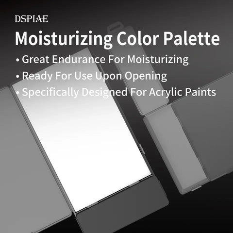 Moisturizing Color Palette By DSPIAE ถาดผสมสีแบบเปียก สำหรับสีน้ำ / ดีคอลน้ำ Dspiae