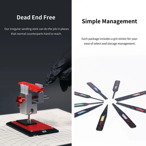 Irregular Carbon Fibre Sanding Stick By DSPIAE แท่งคาร์บอนไฟเบอร์ สำหรับกระดาษทราย Dspiae