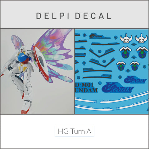 Delpi Water Decal (ดิแคลน้ำ) HG Turn A Gundam Delpi Decal