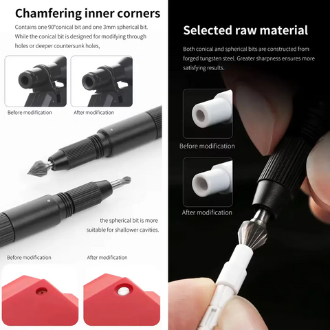 (New) "I-deal" Chamfering Tool By DSPIAE ปากกาลบคมมุมอเนกประสงค์ (ชุดเริ่มต้น) Dspiae