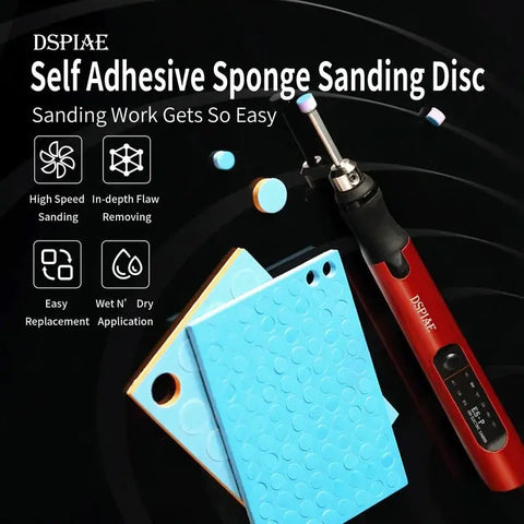 Self Adhesive Sponge Sanding Disc By DSPIAE หัวขัดฟองน้ำ สำหรับเครื่องขัดไฟฟ้าไร้สาย Dspiae