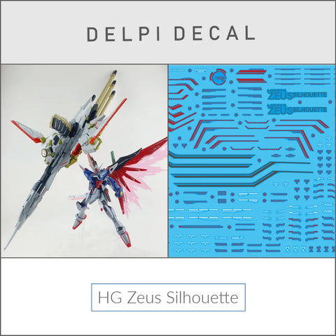 Delpi Water Decal (ดิแคลน้ำ) HG Zeus Silhouette Delpi Decal