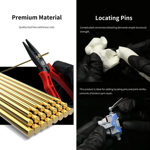 Brass Rods For Model Building By DSPIAE ลวดทองเหลืองสำหรับโมเดล Dspiae