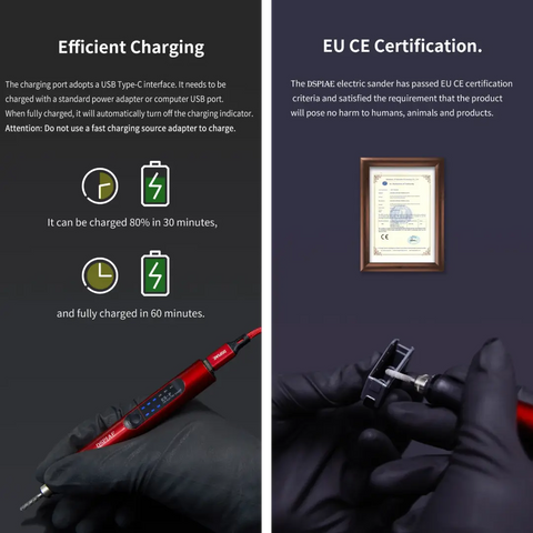 Portable Electric Sanding Pen By DSPIAE เครื่องขัด/เจียร ไฟฟ้าไร้สาย อเนกประสงค์ Dspiae