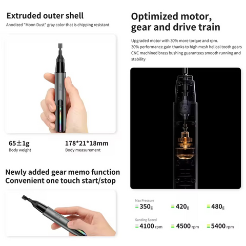 (New) "Illusive Shadow" Reciprocating Sander By DSPIAE ตะไบไฟฟ้าไร้สาย รุ่นโปร Dspiae