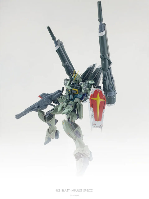 (มีตำหนิ) Delpi Water Decal (ดิแคลน้ำ) RG Blast Impulse Spec 2 Delpi Decal