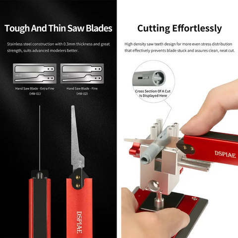 Aluminium Alloy Hand Saw By DSPIAE เลื่อยอลูมิเนียมสำหรับโมเดล Dspiae