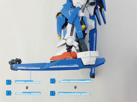 Delpi Decal (ดีคอลน้ำ) RG EXIA AVALANCHE Delpi Decal