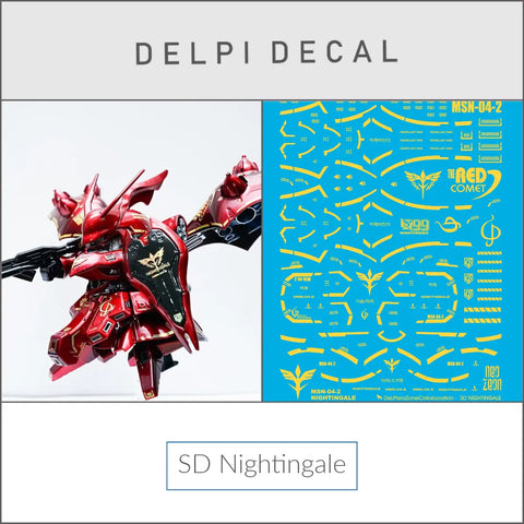Delpi Decal (ดีคอลน้ำ) SD Nightingale Holo Delpi Decal