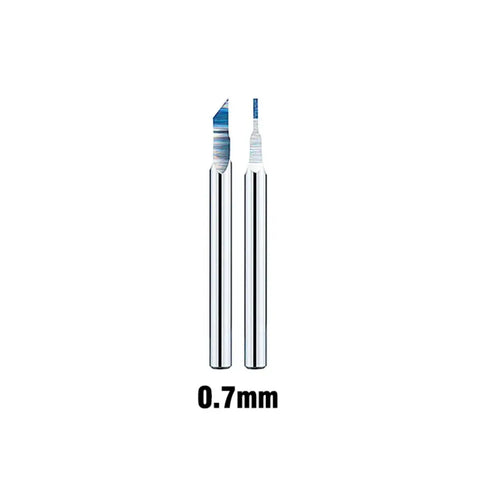 Tungsten Steel Push Broach By DSPIAE ใบมีดเดินลายเบอร์ 0.1mm - 0.8mm Dspiae