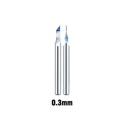Tungsten Steel Push Broach By DSPIAE ใบมีดเดินลายเบอร์ 0.1mm - 0.8mm Dspiae