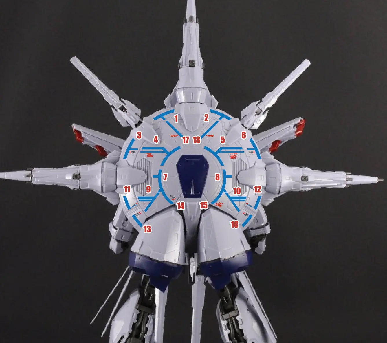 Delpi Water Decal (ดิแคลน้ำ) MG Providence Gundam Delpi Decal