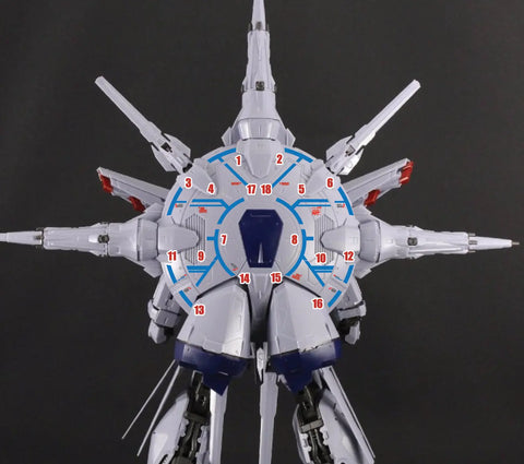 Delpi Water Decal (ดิแคลน้ำ) MG Providence Gundam Delpi Decal