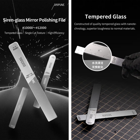 Siren-glass Mirror Polishing File By DSPIAE ตะไบขัด Dspiae