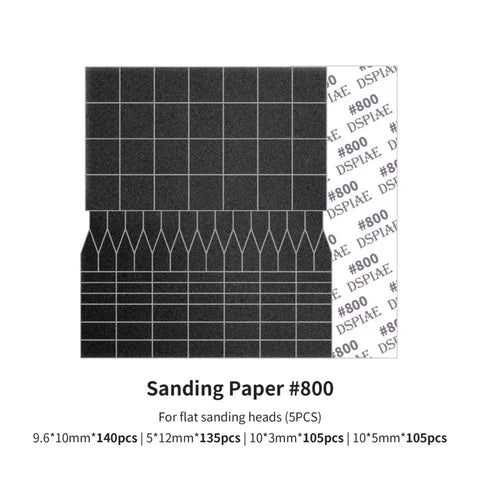 Sanding Paper By DSPIAE กระดาษทราย และ อะไหล่ สำหรับ ตะไบไฟฟ้าไร้สาย Dspiae