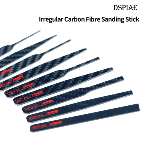Irregular Carbon Fibre Sanding Stick By DSPIAE แท่งคาร์บอนไฟเบอร์ สำหรับกระดาษทราย Dspiae