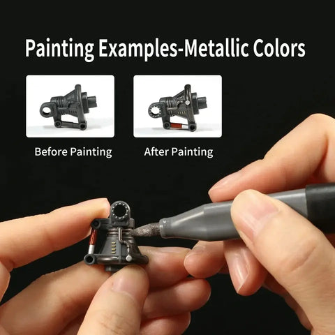 Soft Tip Acrylic Marker By DSPIAE ปากกาสี (Metallic & Fluorescent Colors) Dspiae